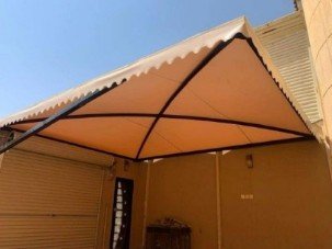 مظلات مداخل بالاحساء 