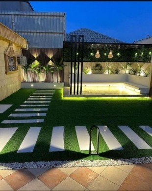 تركيب عشب صناعي وتنسيق حدائق بالاحساء – حلول خضراء متكاملة من مؤسسة ظلال هجر